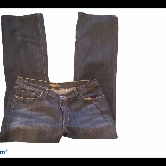 David  Kahn  Blue Lauren Bootcut Jeans size 14 - Picture 1 of 11